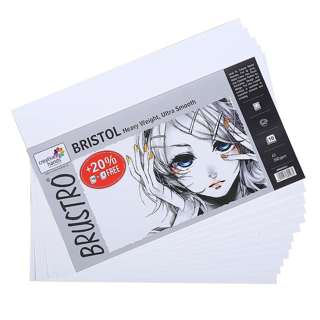 Brustro-Bristol-Ultra-Smooth-Paper-250-GSM-size-A3-b
