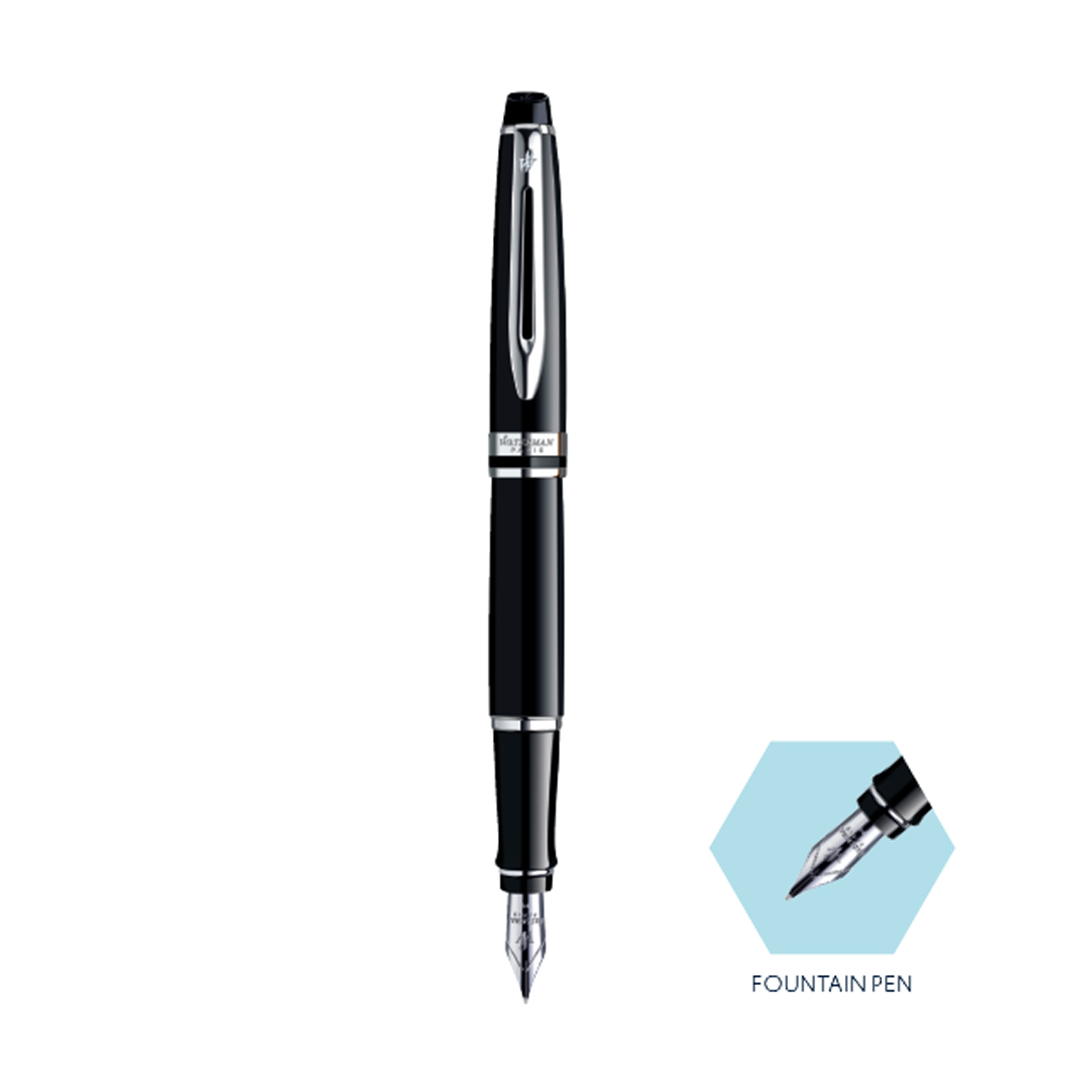 waterman-EXPERT-MATT-BLACK-CT-FP-M-S0951850