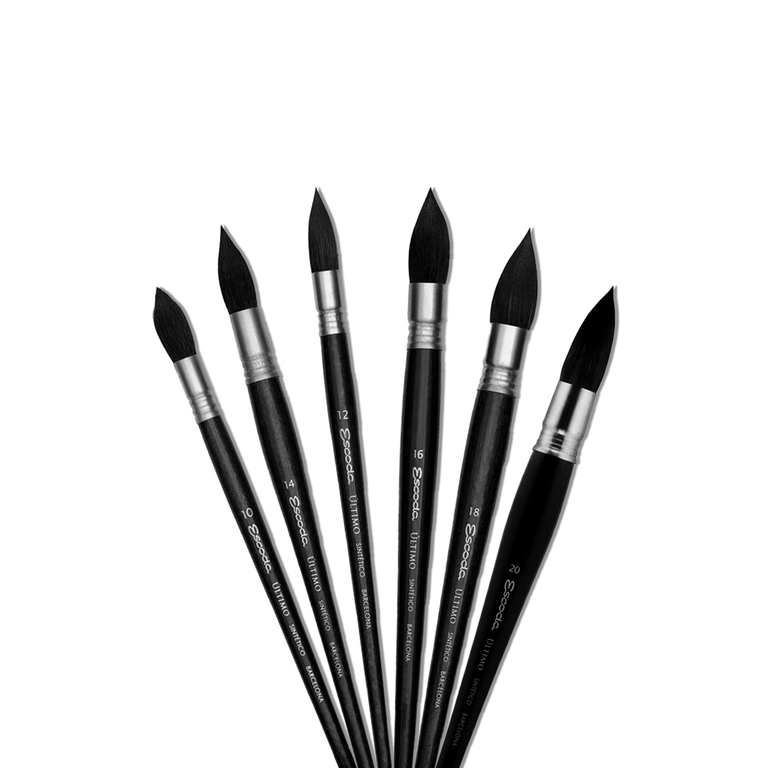 Escoda Ultimo Tendo Synthetic Squirrel Hair Brush Series 1530 - Mop - Short Handle cover page