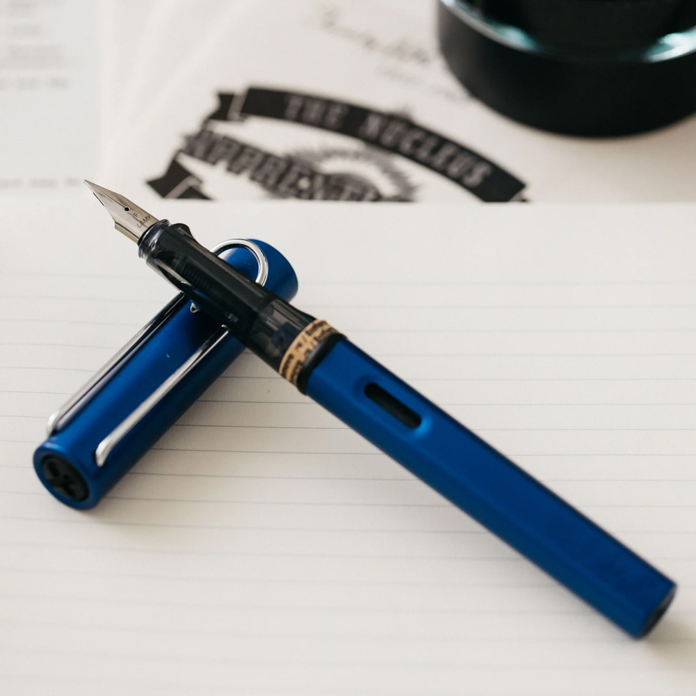 Lamy 028 AL Star Ocean Blue CT Fountain Pen 4
