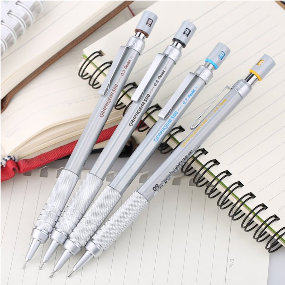 Pentel GraphGear 500 0.5 MM HB Mechanical Pencil COVER