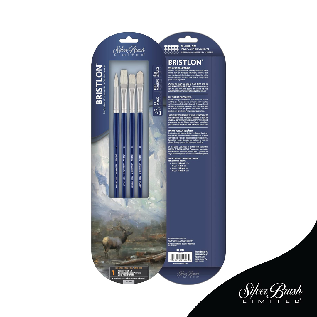 Silver Brush BR-1940 Bristlon Long Handle Brush Set