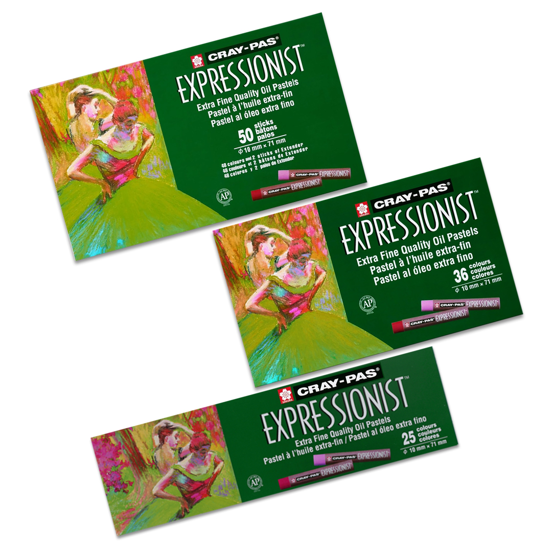 Sakura XLP36 36-Piece Cray-Pas Expressionist Assorted Color Oil Pastel Set COVER